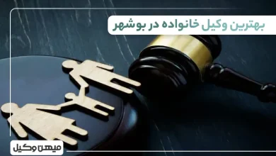 بهترین وکیل خانواده در بوشهر