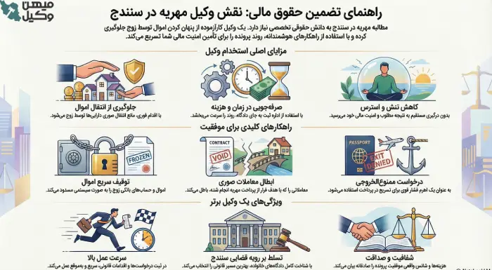 راهنمای انتخاب بهترین وکیل مهریه در سنندج