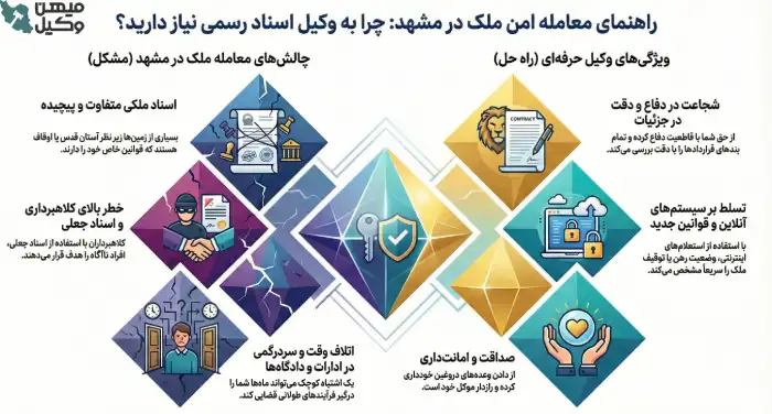 راهنمای انتخاب بهترین وکیل اسناد رسمی در مشهد