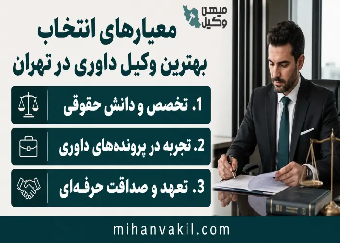 بهترین وکیل داوری در تهران