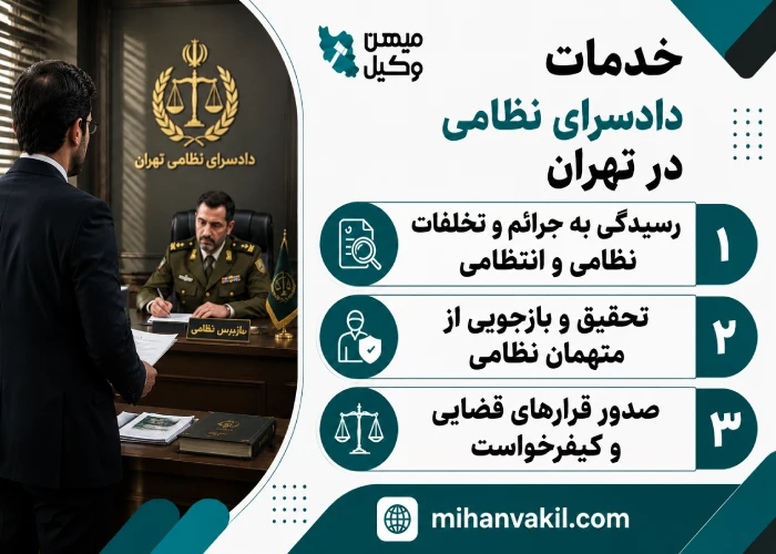 لیست دادسرای نظامی در تهران